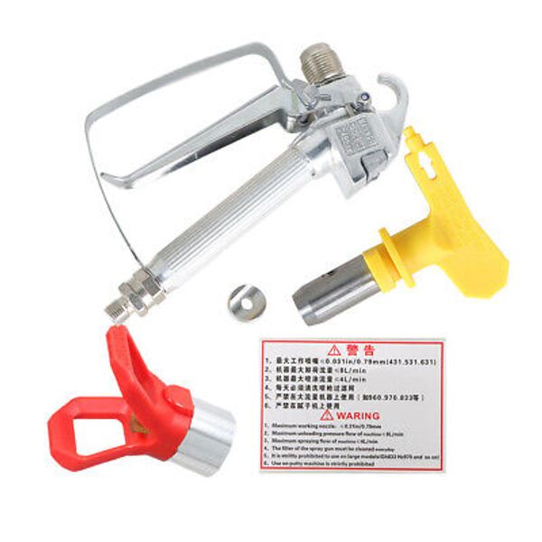 LABLT Airless Paint Spray Gun 517 Spray Tip + Nozzle Guard for Sprayers 3600PSI