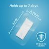Nexcare Tegaderm Transparent Dressing w/ Pad, Film w/ Pad, Absorbent pad wicks fluid and doesn't stick to your wound, 1 Ct, 3.5 In X 8 In