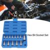 FLEXMAN Hex Bit Socket Set, Versatile Drive Socket Set, Metric Allen Socket Set, Allen Hex Bit Socket Set with Storage Case for Bikes, Cars, Appliances