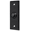 Deltana Bbsr333u19 Rectangular Rope Bell Button, Black