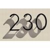 Distinctions 843194 Black Floating Mount 5-Inch House Number 4