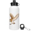 Azeeda 600ml 'Flying Barn Owl' Reusable Water/Drinks Bottle (WT00080891)