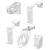 QWORK® 17 mm Roller Blind Bracket, Roller Blind Clamp-Fix, Replacement Parts Roller Blind, Window Roller Blind Repair Kit