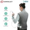 Sable Electric Heating Pad Wrap for Neck Shoulders Back Pain Relief Dark Grey