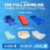SWIMLINE ORIGINAL Fabric Covered Pool Float Mattress Ultimate Lounger Raft For Adults & Kids | Back, Leg, & Arm Rests, Cup Holder, & Quick-Dry Cover For Adult Or Kid Floating & Lounging 9047