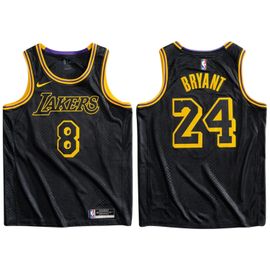 Nike Los Angeles Lakers Kobe Bryant Black Mamba City Edition Swingman Jersey Big Kids Style : 9z2b7by1p