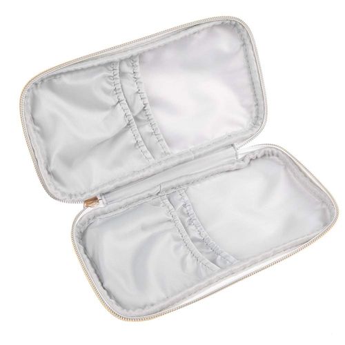 Makeup Bags Portable Marble Print PU Makeup Brushes Cosmetic Organizer Bag Cosmetic Bag for Wome