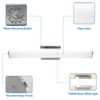 MingBright 25''  Brushed Nickel LED Vanity Mirror Light for Bathroom
