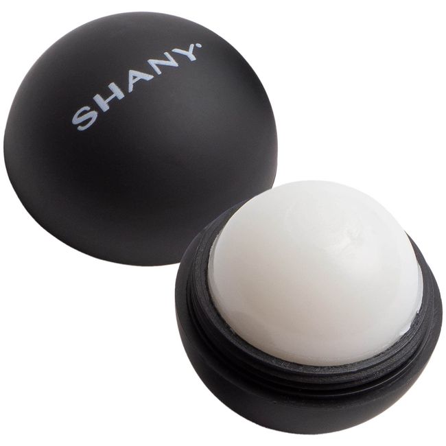 SHANY Lip Balm Sphere - Nourishing Lip Care Infused with Shea Butter and Moisturizing Oils to Soothe and Repair Dry and Cracked Lips - Black