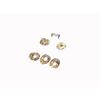 Curtain Fasteners Socket and Back Plate Long Legs