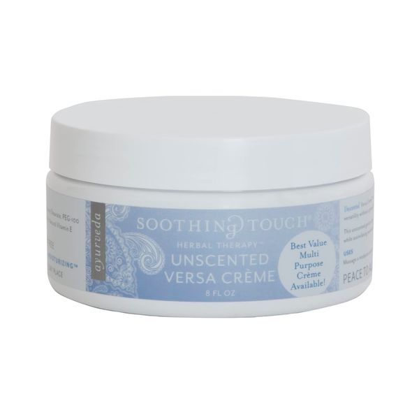 Soothing Touch Multi Purpose Versa Cream, Unscented, 8 Ounce Jar