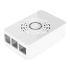 RPI 4 CASE W/PWR Button - White, Development Board Enclosures, Qty.1 | ASM-1900143-11