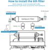 10-Inch Inline Alkaline Replacement Water Filter Cartridge Ph+ for Reverse Osmos