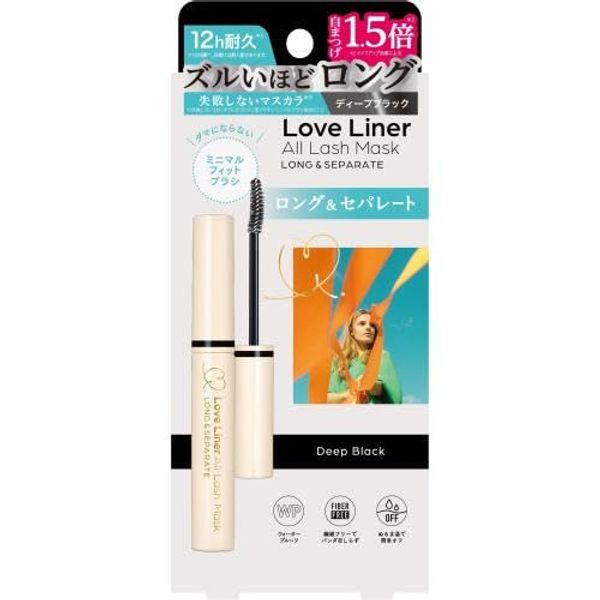 msh Love Liner All Rush Mask, Long & Separate Mascara, Deep Black
