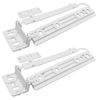 Tricity Bendix Fridge Freezer Door Plastic Mounting Slide Bracket Fixing Kit (Pack of 2)