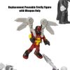 Replacement Firefly Toy w/ Weapon for Imaginext Super-Hero vs. Super-Villain