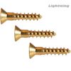 Phillips Flat Head Wood Screw Solid Brass #12X4'' Qty 25