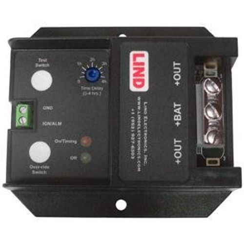 Lind Electronics LPT1230-052 LOW PROFILE SHUTDOWN TIMER, 4HR ADJUSTABLE TIME, SCREW TERMS, 12 VOLTS, 30 AMPS