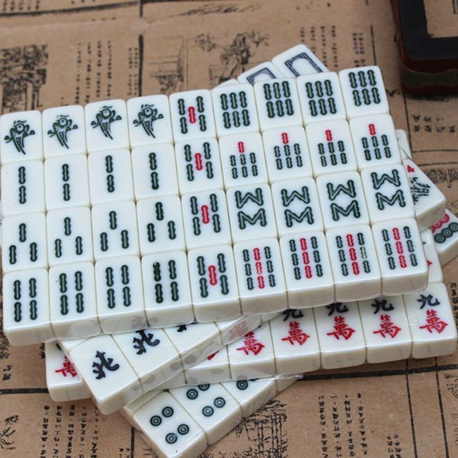 Mahjong Game Set  Mahjong set, Mahjong, Wooden boxes