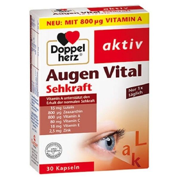 Doppelherz eye vitamins 30 capsules