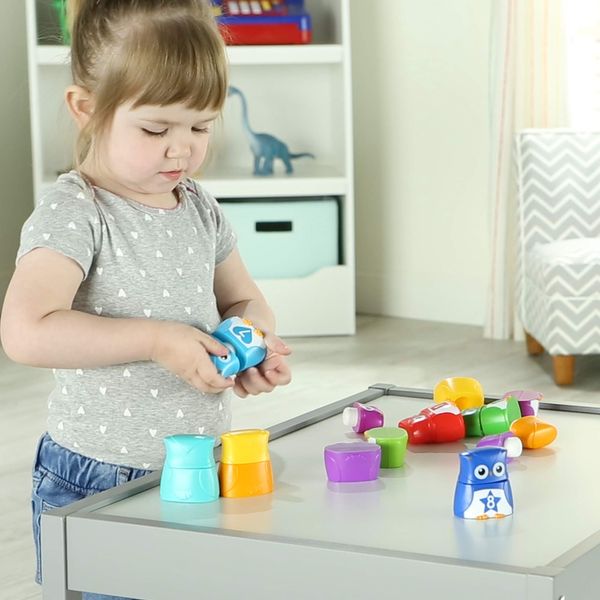 Learning Resources LER6711 Snap-n-Learn Rainbow Owls