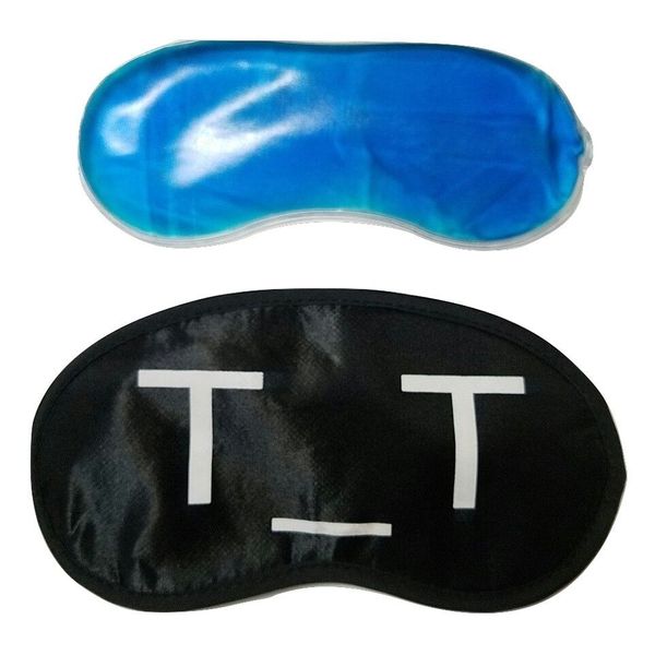 Cool Unisex Therapeutic Cold / Warm Sleeping / Travel Eye Mask Gel Pack