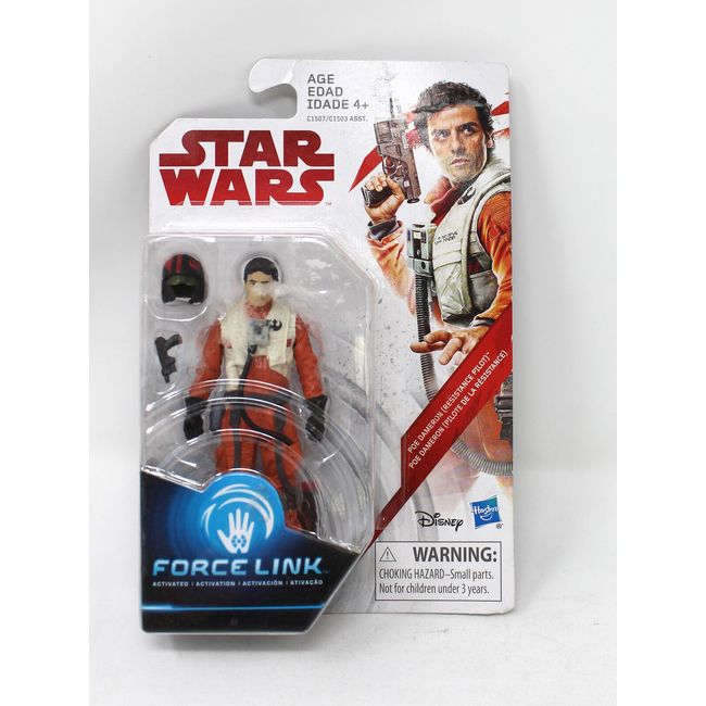 Hasbro Star Wars Poe Dameron (Resistance Pilot) Force Link Action Figure