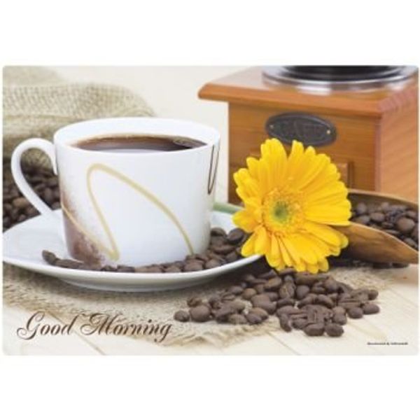 Good Morning Coffee Paper Placemats 50 Per Pack