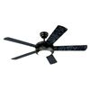 Westinghouse 7224200 Comet Indoor Ceiling Fan with Light, Matte Black