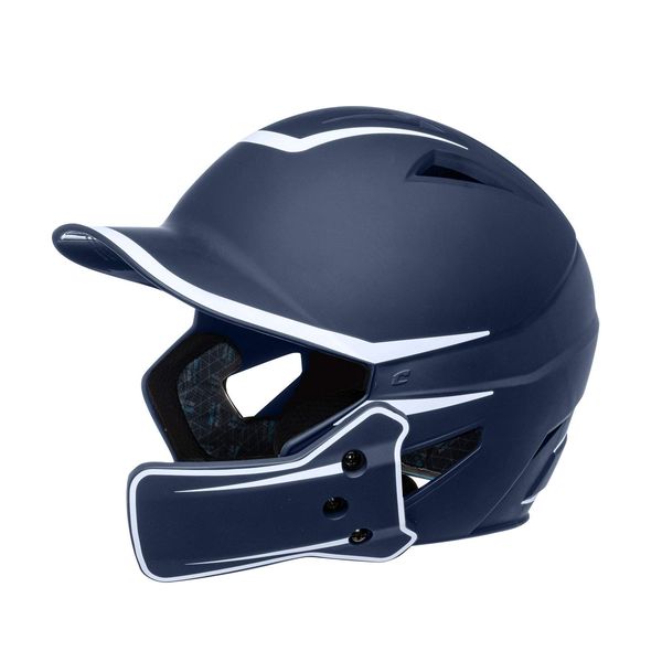 CHAMPRO mens Legend Plus HX Batting Helmet, Navy, White, Large US