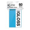 Ultra Pro E-15627 Eclipse Gloss Small Sleeves 60 Pack-Sky Blue