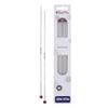 KnitPro KP10200 25 cm x 3 mm Nova Single Pointed Needles, Silver