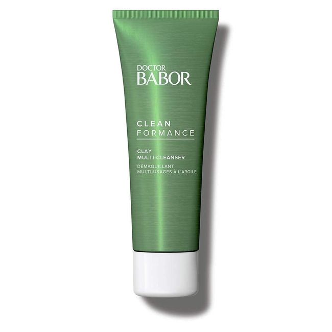 BABOR CLEANFORMANCE CLAY MULTI-CLEANSER, Prebiotic and Probiotic Face Mask and Cleanser, Refines Pores without Over-Drying, Clean Ingredients, Vegan