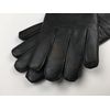 Masonic Piper Drummer Leather Gauntlets/Gloves Black Soft Leather Knight Templar (Medium)