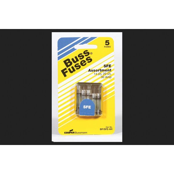 Buss Auto Sfe-Ah Assortment Fuses 24 V 5 / Carded