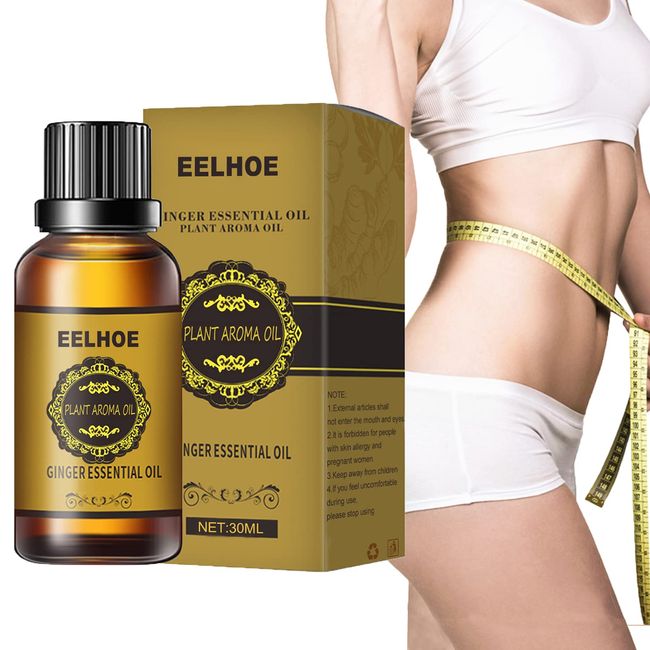 Belly Drainage Ingweröl,Belly Drainage Ginger Oil,Schlankheits Bauch Ingwer Öl,Abnehmendes Bauchdrainage Ingweröl,Lymphdrainage Ingweröl, Stress abbauen, Teint verbessern und Haut pflegen (30ml)