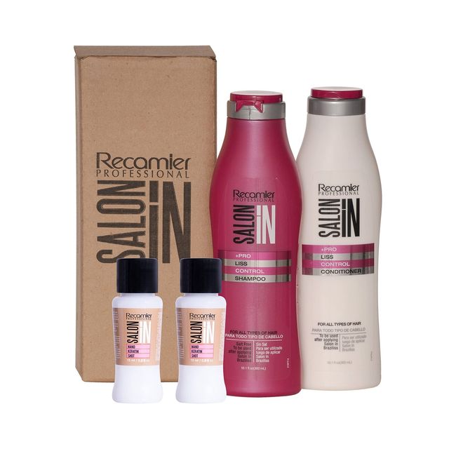 Recamier Professional Salon In +Pro Liss Control Hair Shampoo-Conditioner kit +