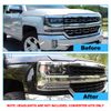 LED Headlights Converter Wire Kit for 2016 2017 2018 Chevy Silverado 1500