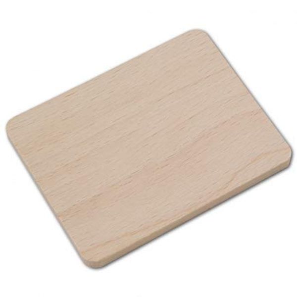 8X HOFMEISTER® Untersetzer aus Holz, 10 cm, dekorativer Untersetzer für Gläser und Raclette-Pfännchen, vermeidet Flecken, hitzebeständiges Buchen-Brettchen aus Europa