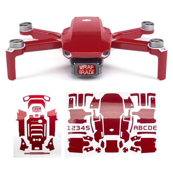 WRAPGRADE for DJI Mavic Mini Skin Sticker (Japan Red)