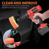 17x Car Drill Brush Wash Auto Cleaning Kit for Engine Wheel Floor Kitchen Clean