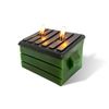 Wick Works | Large Dumpster Fire Candle | Parafin Wax | Unique Funny Gift Novelty Adults Can Enjoy! (Unscented)