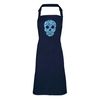Shopagift Light Blue Skull Apron Gift - Navy
