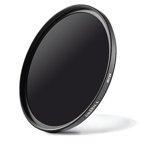 GREEN.L 82mm Infrared Filter, 82mm IR 720nm (R72) Filter for Camera Lens