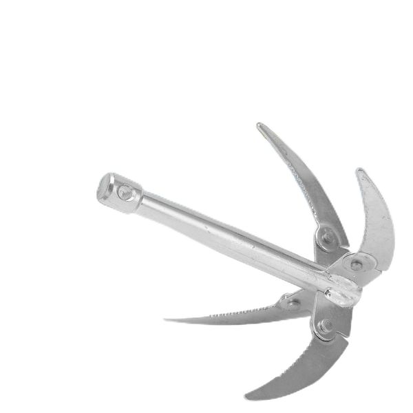 4 Claw Folding Weed Razor, with 32.8ft Rope, Aquatic Weed Cutter Anchor Sickle, Water Grass Plants Cutter, for Fishing Lakes Ponds Beaches Fishing Weed