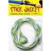 Stick Jacket Fishing Rod Cover (Neon Green, Casting)