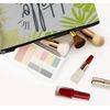 Vinsani Cotton Polyester Makeup Bag Cosmetic Pouch Portable Toiletry Bag Organizer Pencil Case for Travel School Office Festival Birthday - Hello Summer