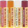 Burt's Bees 100% Natural Moisturizing Lip Balm, Superfruit - Pink Grapefruit, Mango, Coconut & Pear, Pomegranate - 4 Tubes