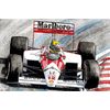 Ayrton Senna McLaren MP4/4 Greeting Card