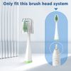 Replacement Toothbrush Heads for Water Pik Complete Care 5.0/9.0 (CC-01/WP-861), with Covers, 4 Count, White
